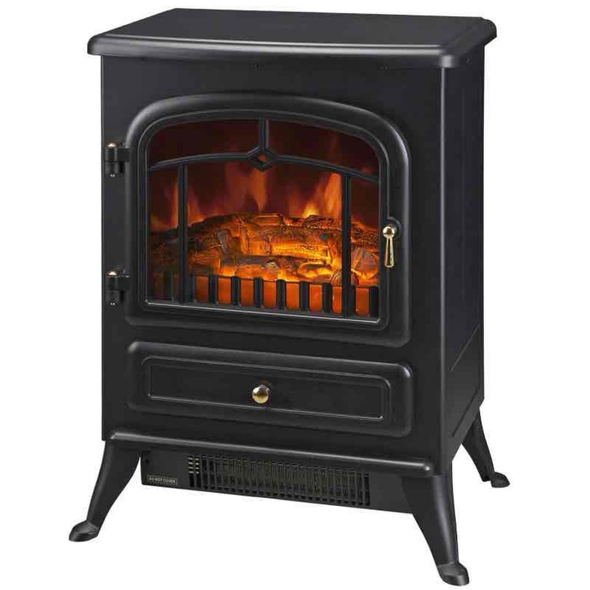 HOMCOM Fireplace Stove, Electric Fireplace Heater