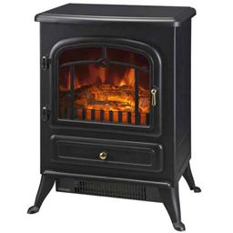 HOMCOM Fireplace Stove, Electric Fireplace Heater