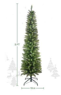 5ft Pencil Christmas Tree, Unlit