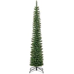 7 FT Artificial Christmas Tree Pre-lit Pencil Xmas Tree
