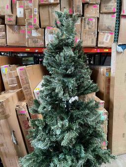 7ft Artificial Christmas Pre Lit Tree
