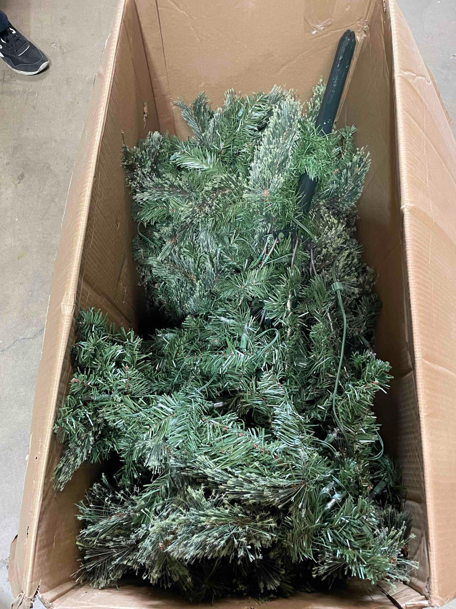 7ft Artificial Christmas Pre Lit Tree