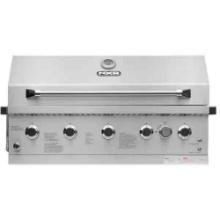 NXR 37 in. 5-Burner Built-In Gas Grill in Stainless Steel with Infrared and Rotisserie Burner