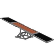 PawHut Wooden Dog Agility Seesaw for Training and Exercise