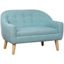 Qaba 2-Seat Kids Sofa, Toddler Sofa Couch