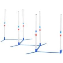 PawHut Dog Agility Equipment Dog Weave Pole Set