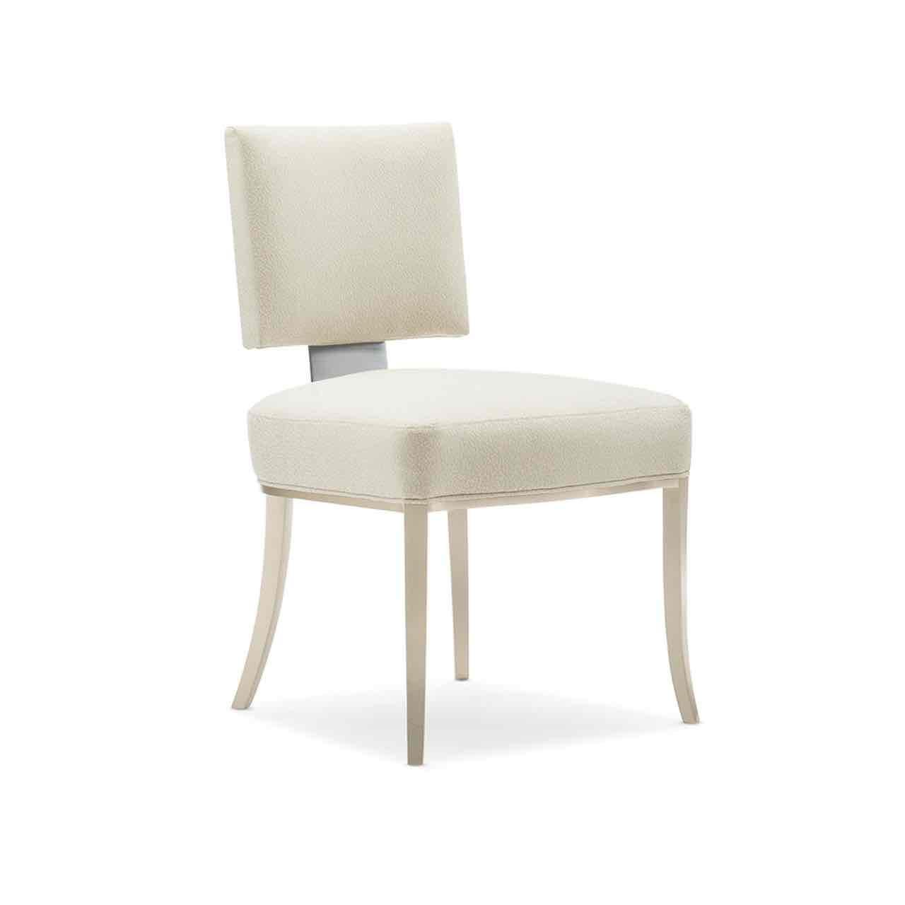 Caracole Reserved Seating Dining Chair - Brushed Chrome - Set Of 2