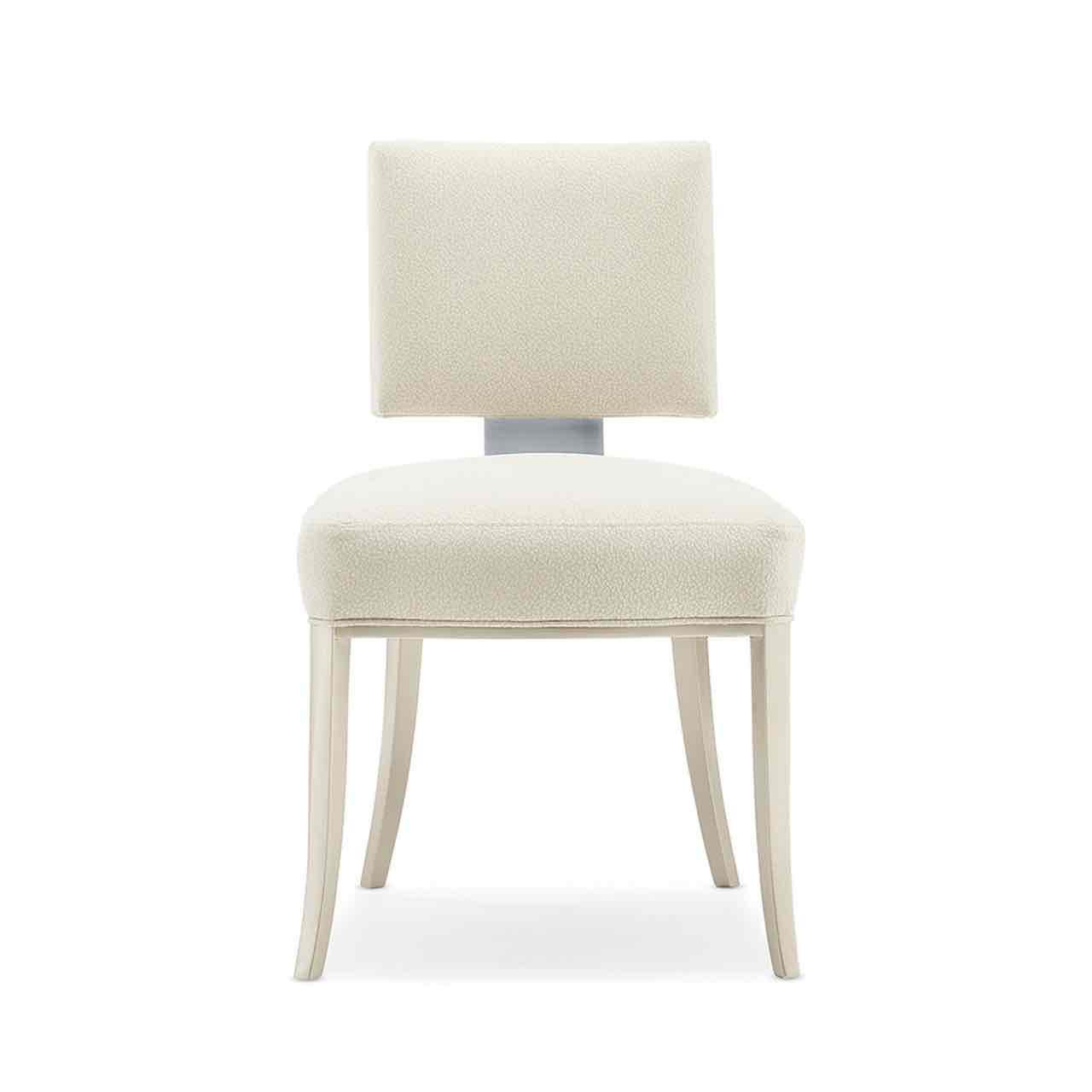 Caracole Reserved Seating Dining Chair - Brushed Chrome - Set Of 2
