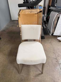 Caracole Reserved Seating Dining Chair - Brushed Chrome - Set Of 2