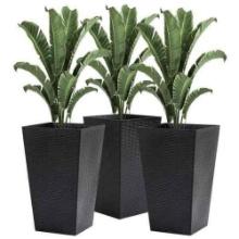 Outsunny Set of 3 Tall Planters