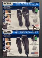 2 Pack of WAHL HIGH PERFORMANCE COMPLETE HAIRCUTTING & TOUCH-UP KIT