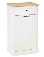 Homcom Kitchen Tilt Out Trash Bin Cabinet