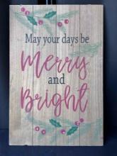 GlitzHome May Your Days Be Merry & Bright Cartel