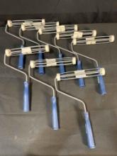 Lot of 9 Paint Roller Frames Wire