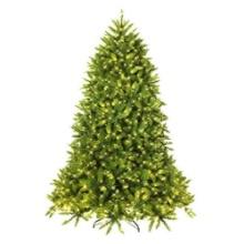 Costway 7.5 Feet Pre-Lit PVC Christmas Tree