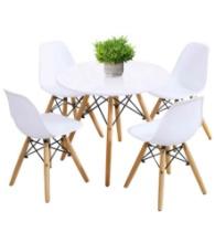 Costway Children Table & 4 Chairs Set