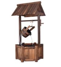 Giantex Wishing Well Water Fountain Outdoor