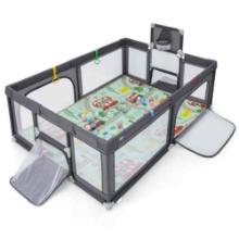 Hivvago Large Baby Playpen with Mat