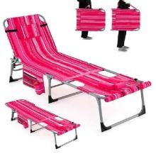 Giantex Tanning Chair Folding Beach Chair
