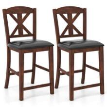 Giantex Wood Bar Stools Set