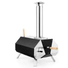 Costway Outdoor Pizza Oven with Stone & Foldable Legs