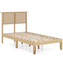 Twin Size Bed Frame Bedroom Sleeping Platform Bed