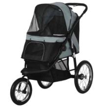 PawHut Pet Stroller for Small Dogs and Medium Dogs with Adjustable Canopy