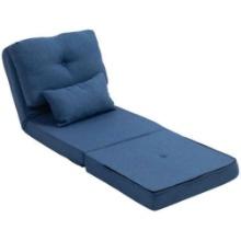 HOMCOM Floor Chair, Convertible Floor Sofa Bed