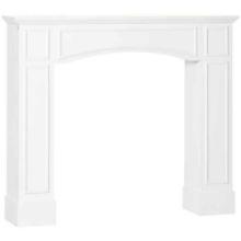 HOMCOM Modern Fireplace Mantel, Surround Mantels for Fireplace with Decorative Pattern Interior