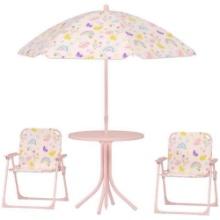 Qaba Kids Picnic Table and Chair Set