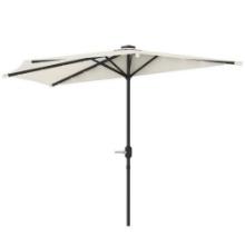 Outsunny Half Umbrella Outdoor Patio Umbrella