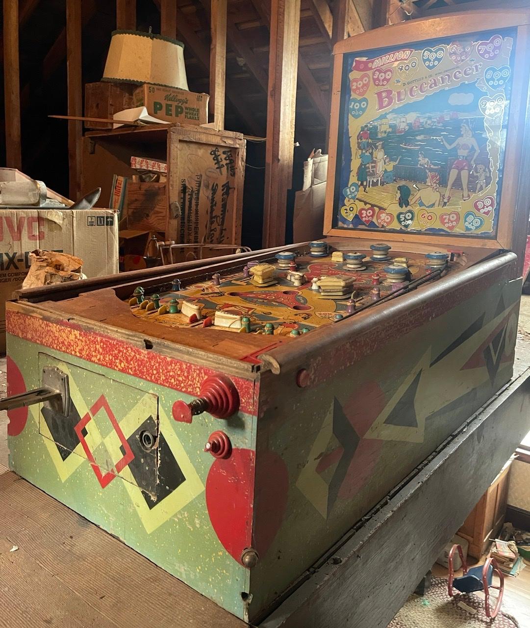 Buccaneer Pinball machine