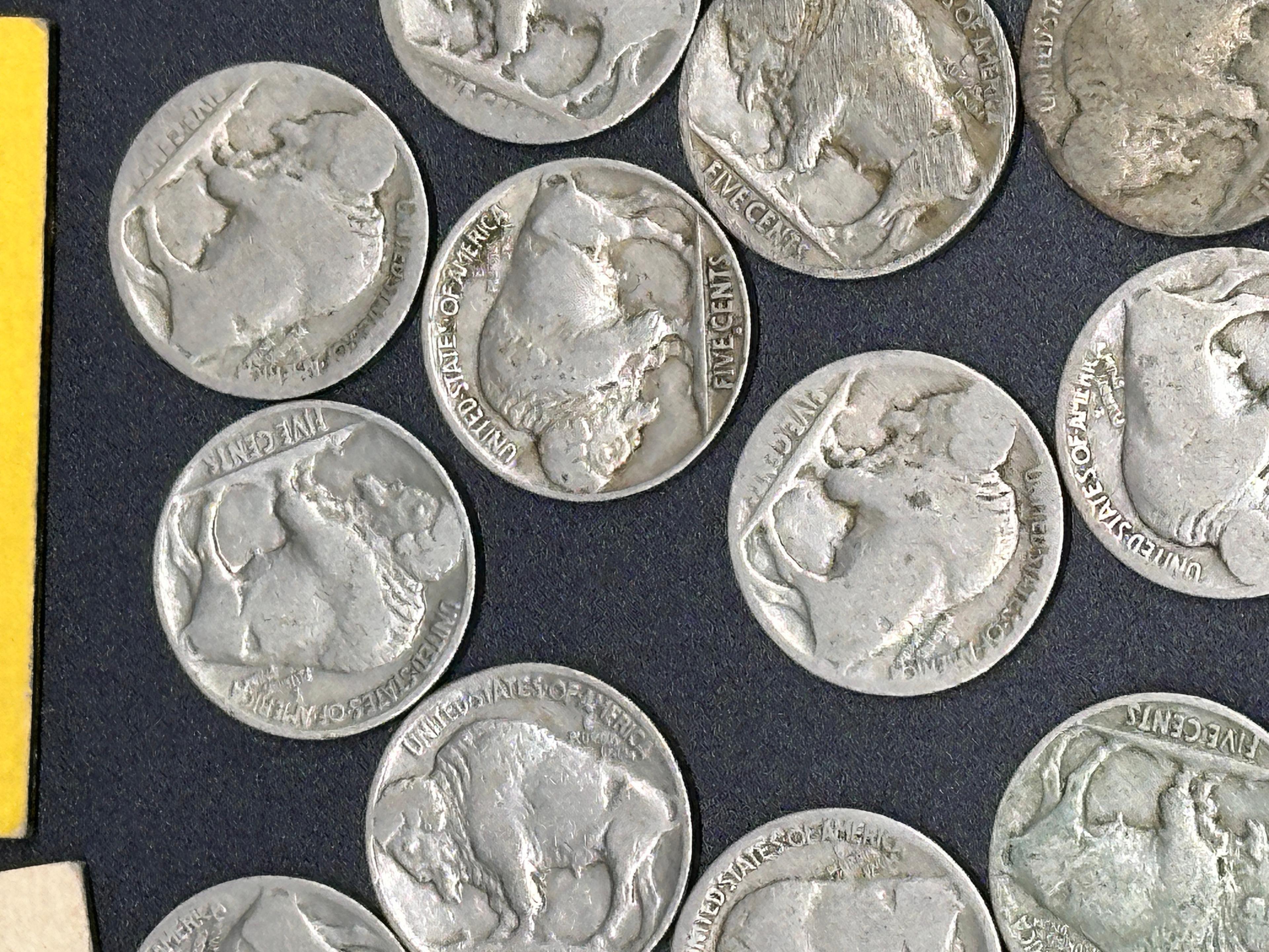 Collection of Buffalo Indian Head Nickels