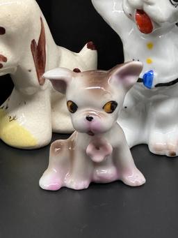 Variety of Vintage Dog Figurines (Japan)