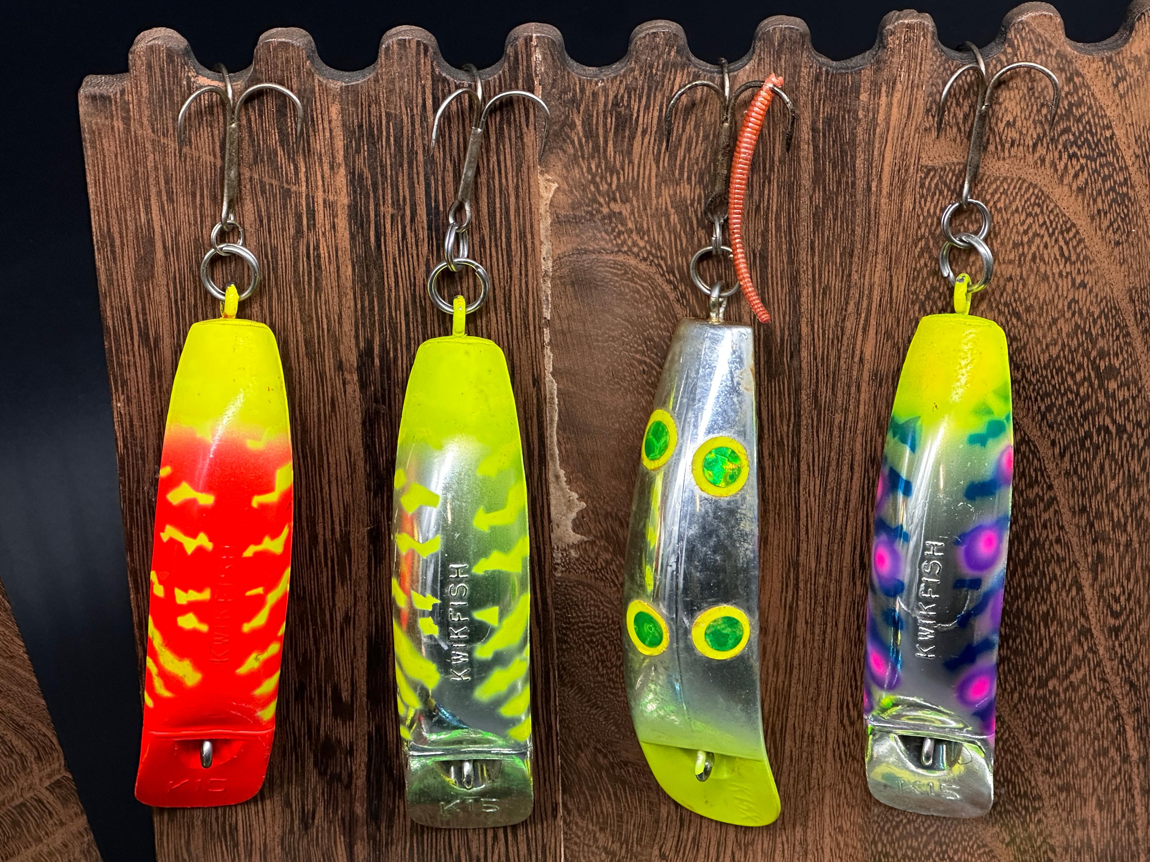 Assortment of Colorful Kwikfish Fishing Lure's