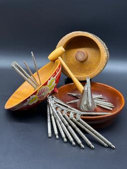 Vintage Nut Crackers and Bowls