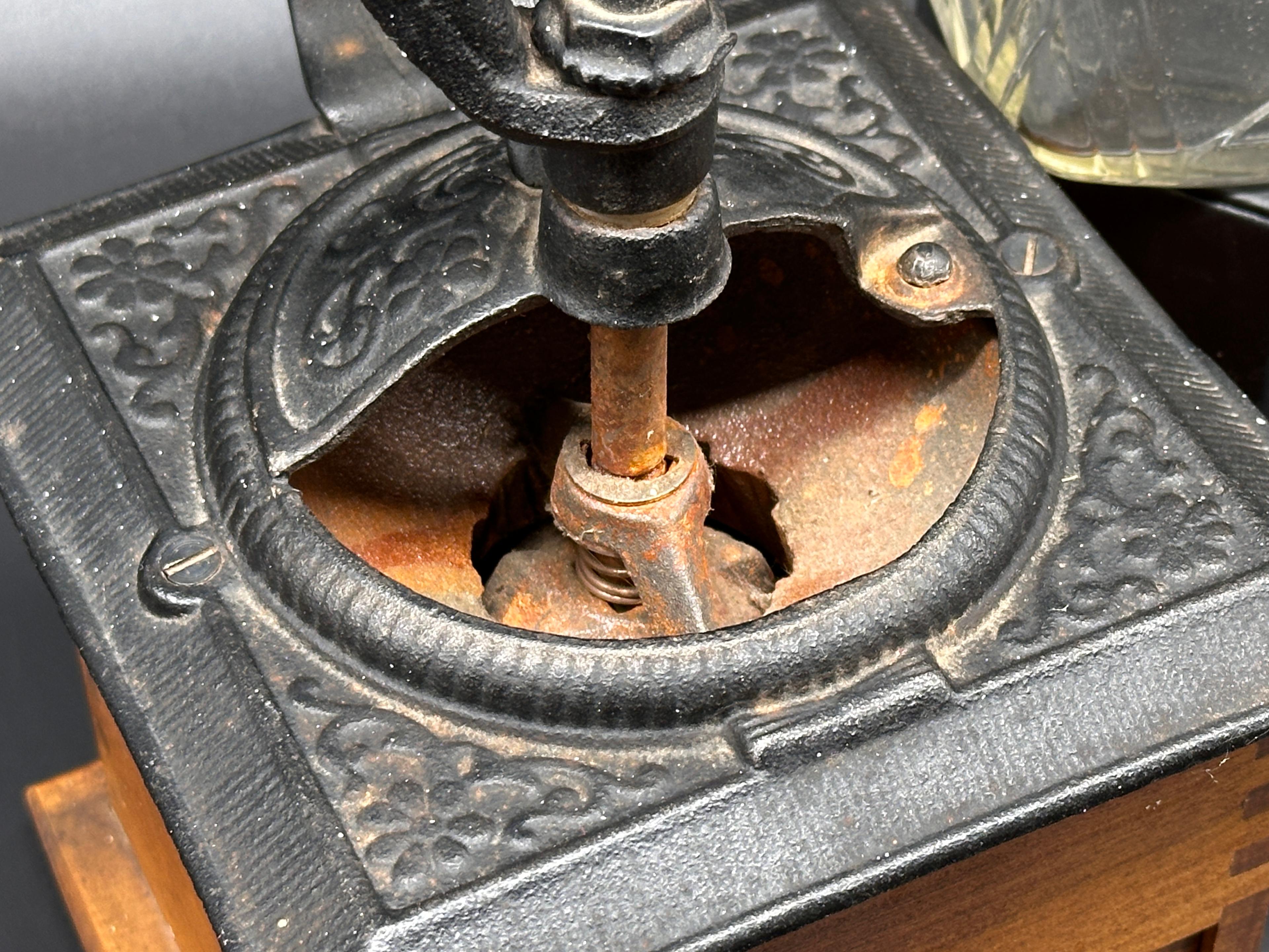 Coffee Grinder and Two Glass Coffee Jars