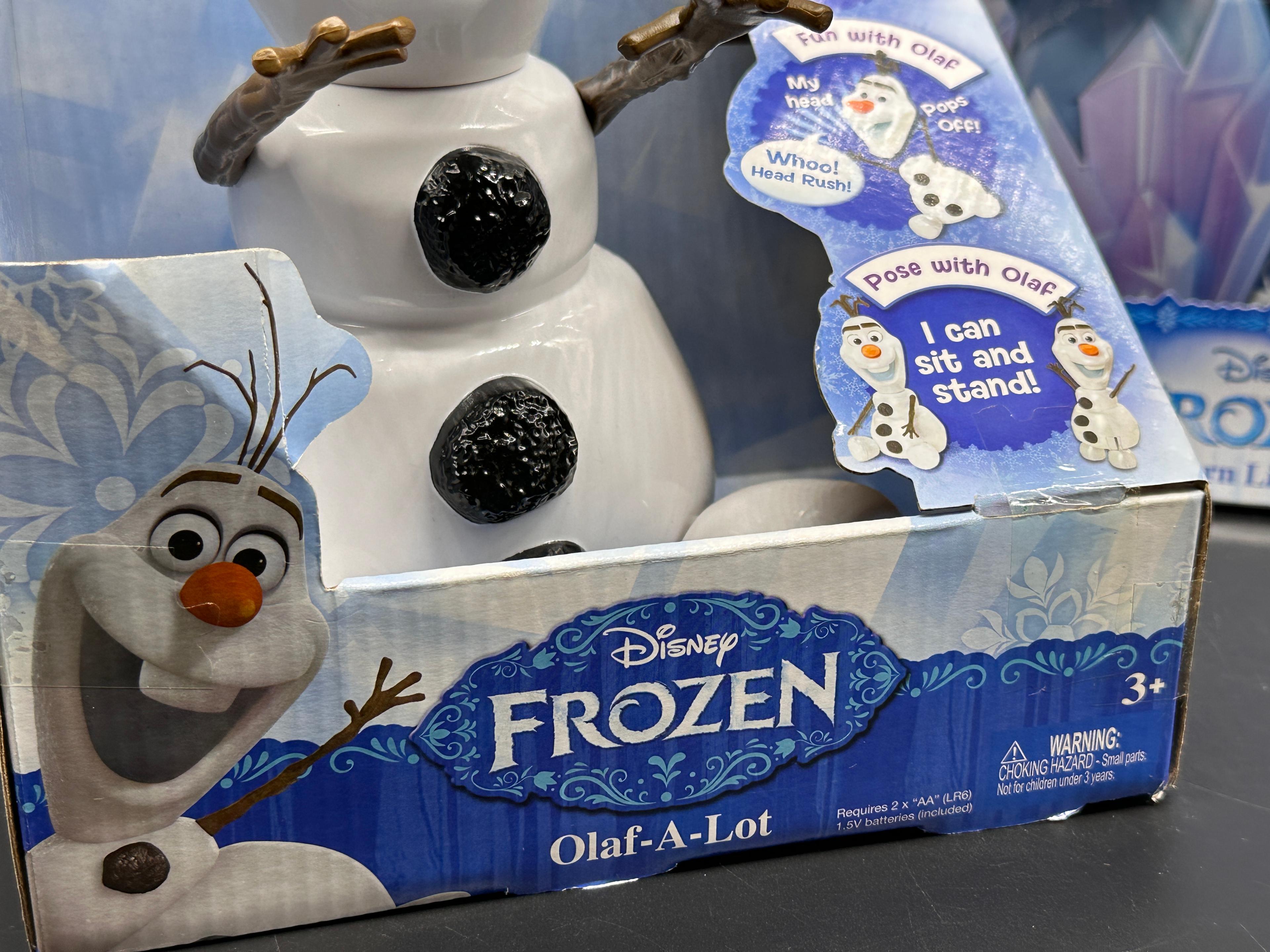 Disney's Frozen Singing Elsa and Olaf-A-Lot Dolls in Package