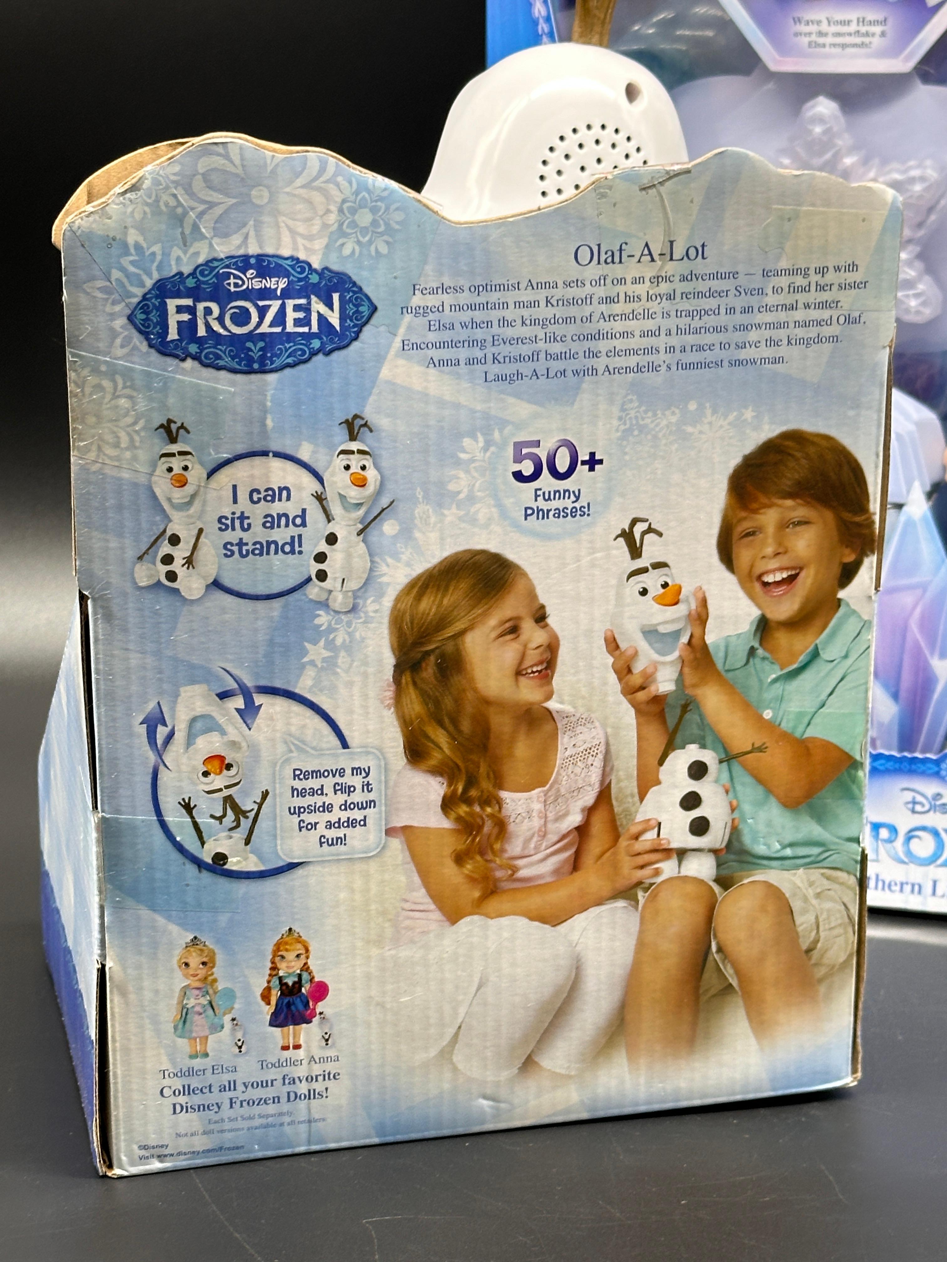 Disney's Frozen Singing Elsa and Olaf-A-Lot Dolls in Package