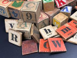 Wooden Alphabet Blocks