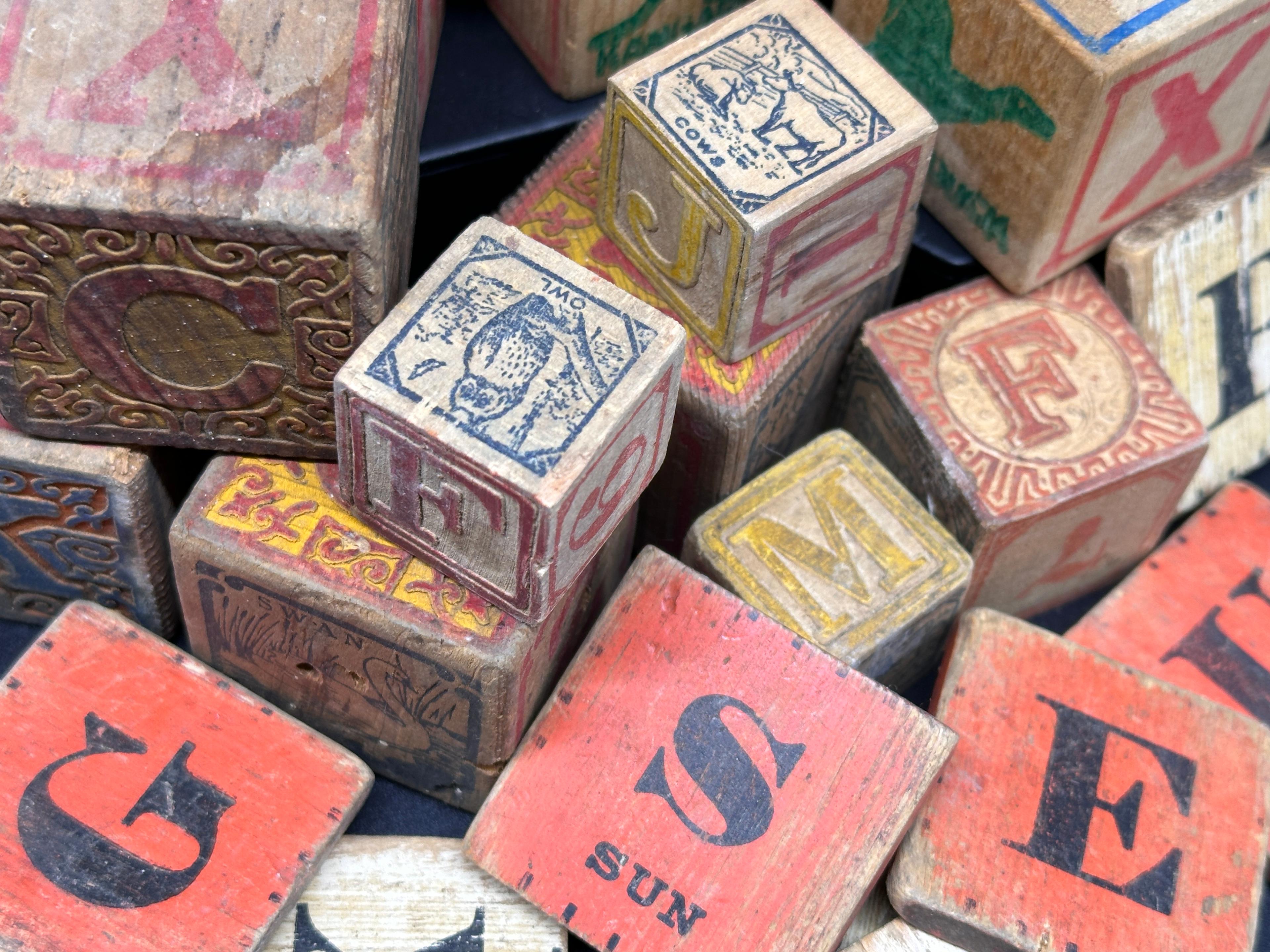 Wooden Alphabet Blocks