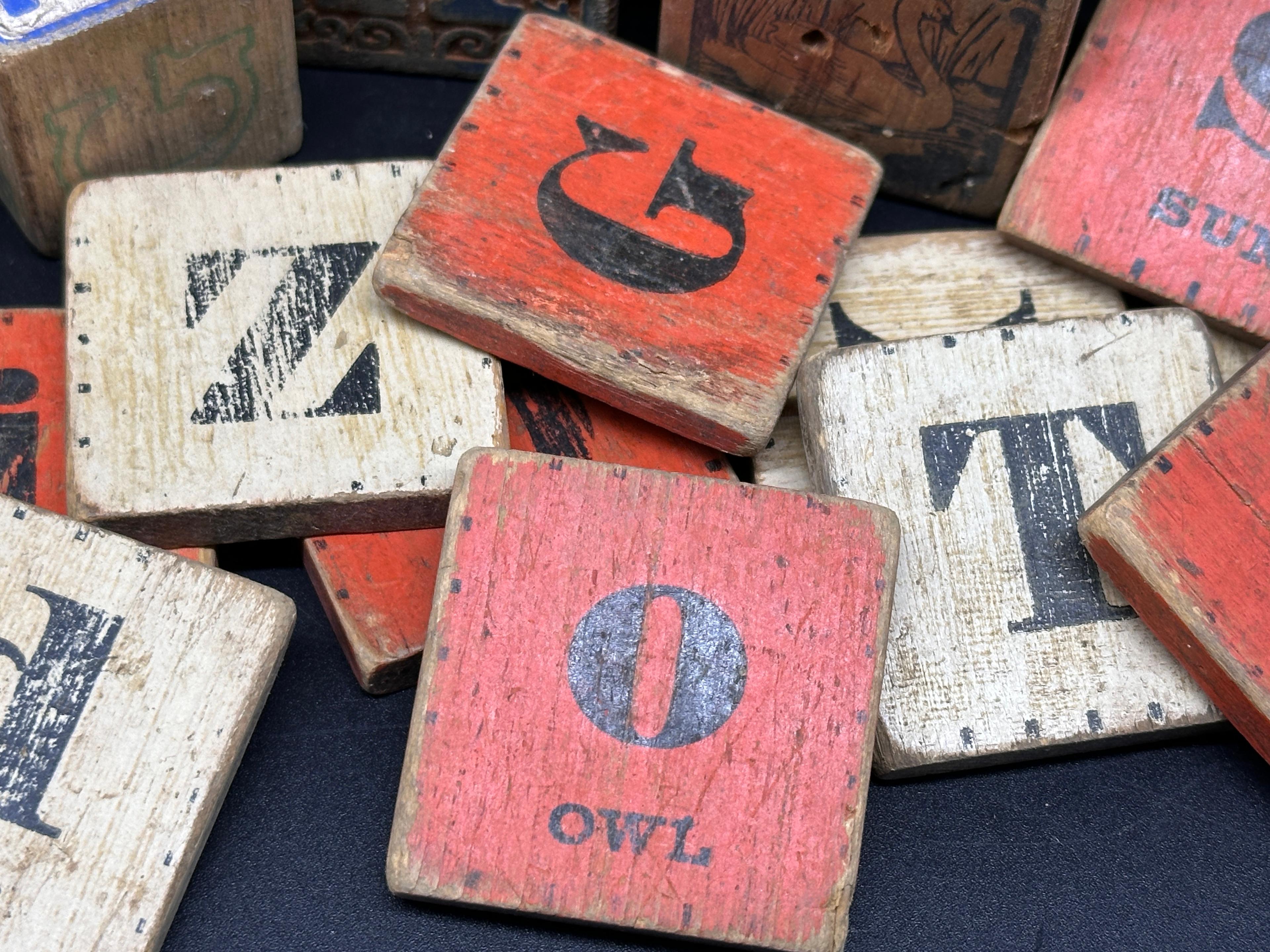 Wooden Alphabet Blocks