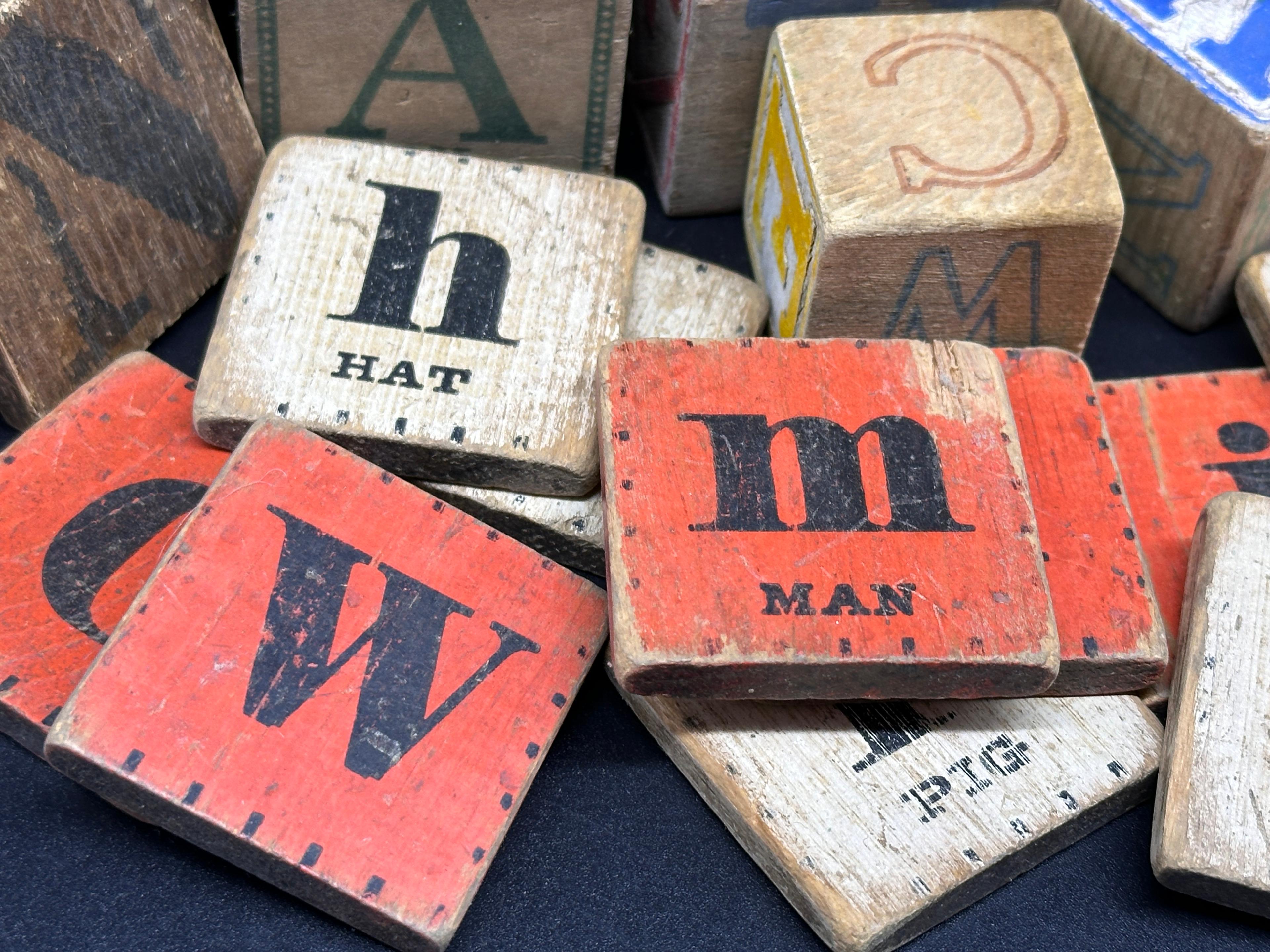 Wooden Alphabet Blocks