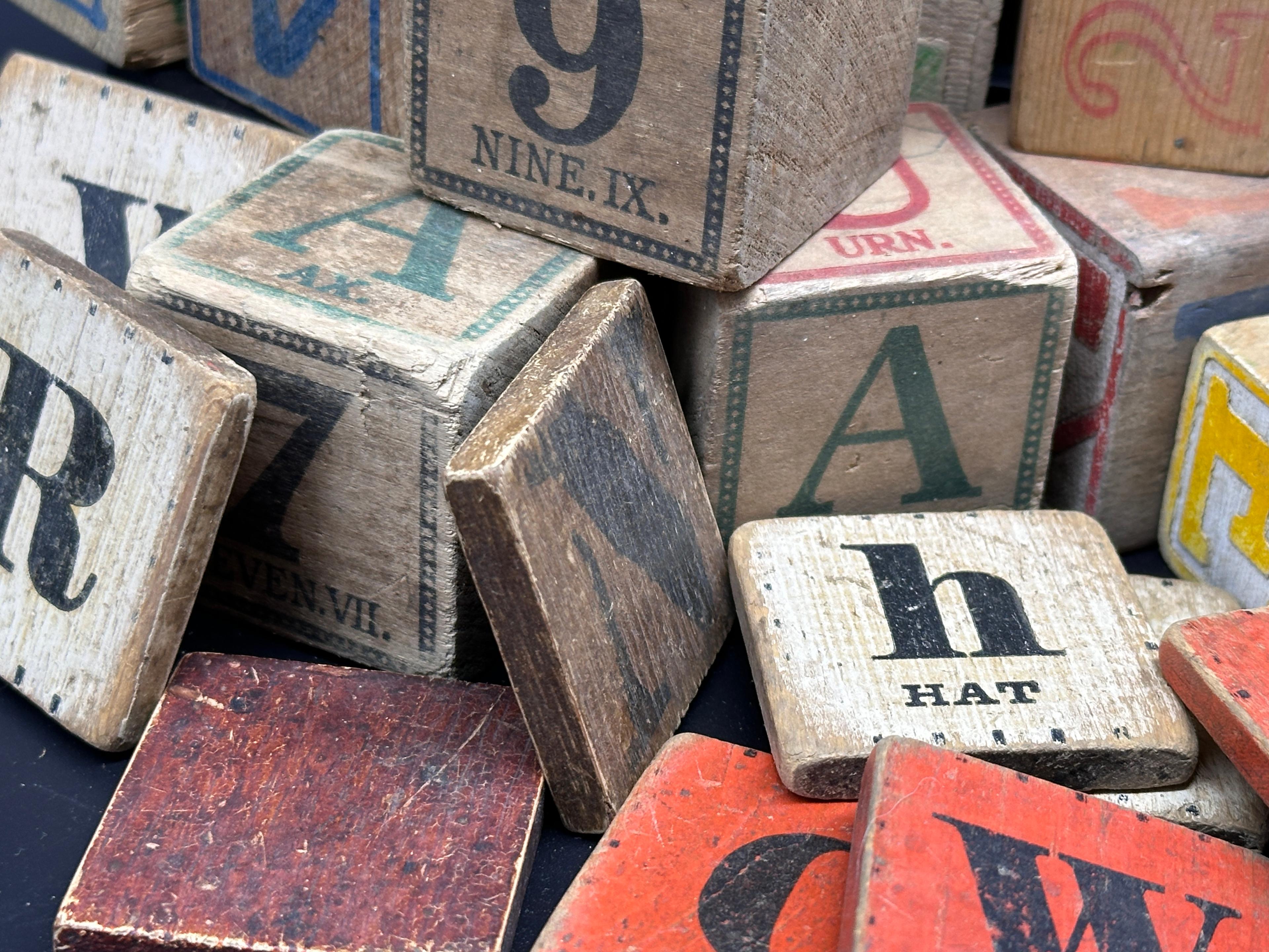 Wooden Alphabet Blocks