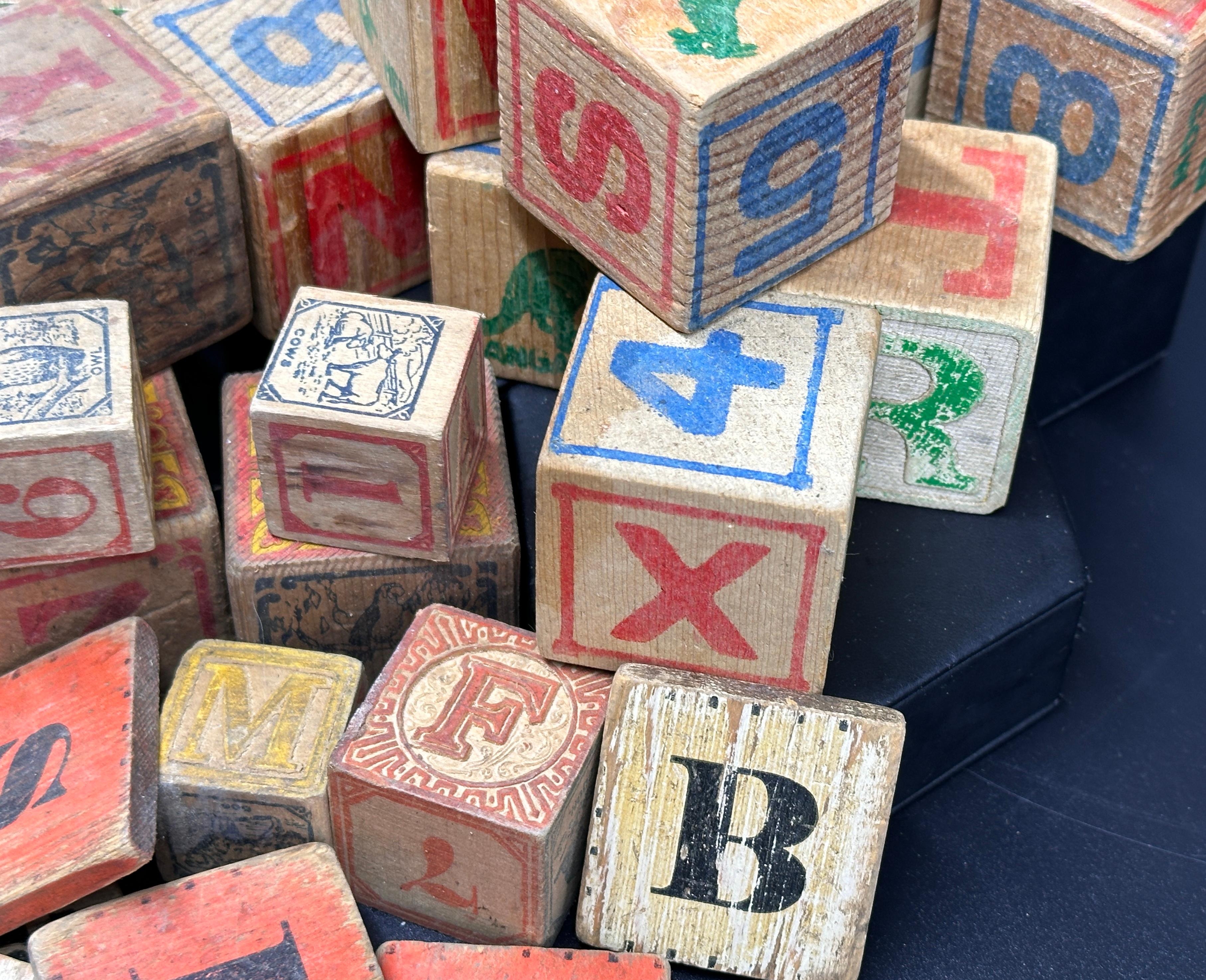 Wooden Alphabet Blocks