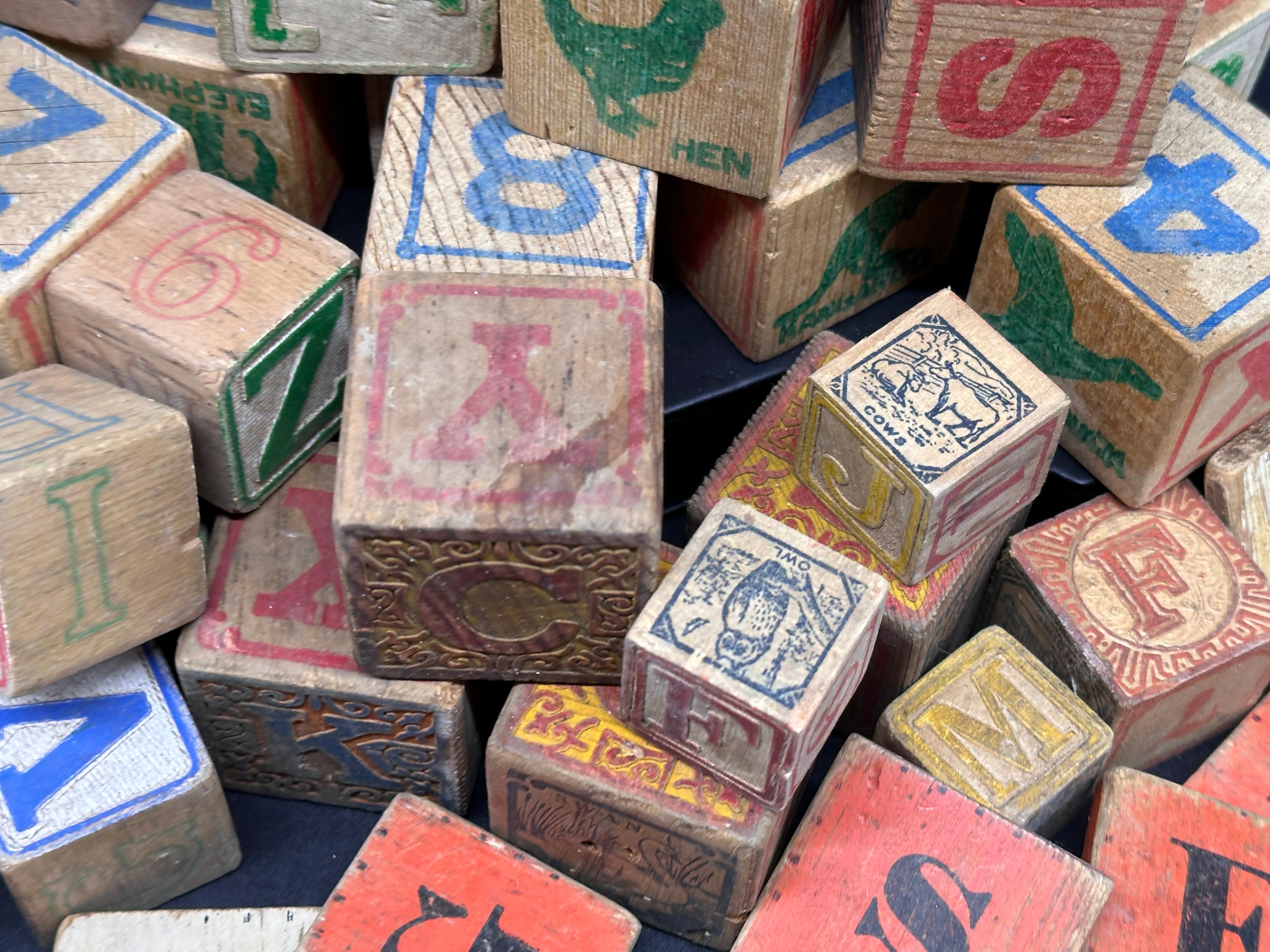 Wooden Alphabet Blocks