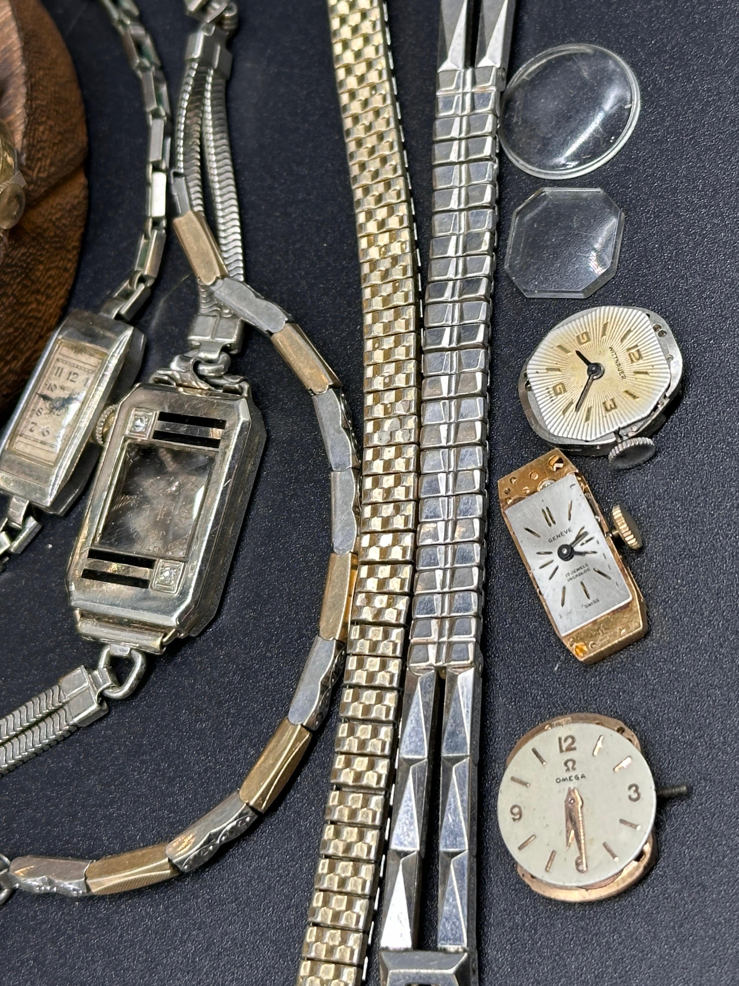 Assortment of Vintage/Antique Ladies Wrist Watches and Watch Parts