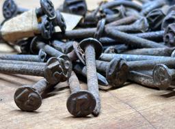 Assortment of Railroad Date Nails