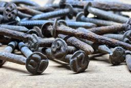 Assortment of Railroad Date Nails