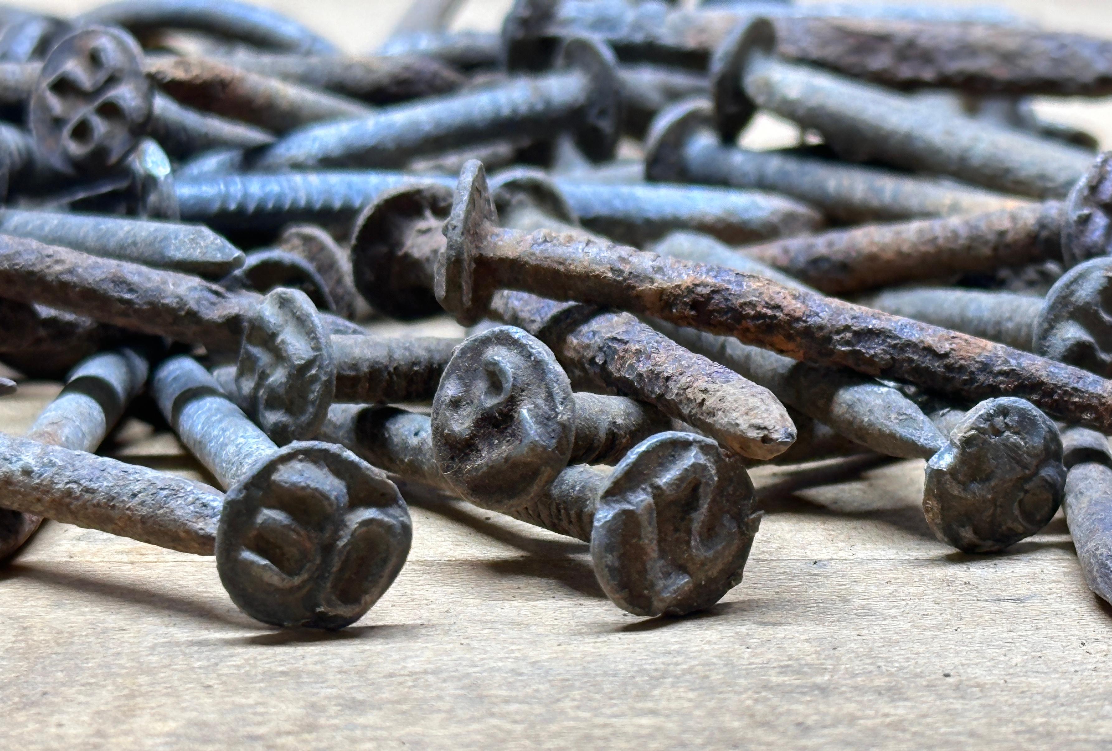 Assortment of Railroad Date Nails